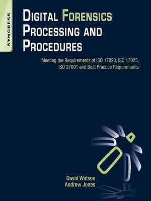 cover image of Digital Forensics Processing and Procedures